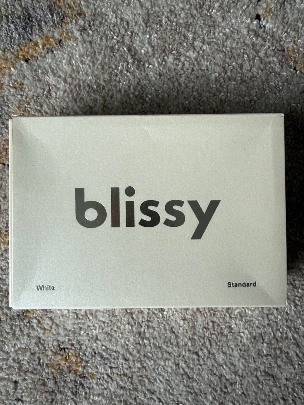 Blissy Standard Pillowcase Set in White